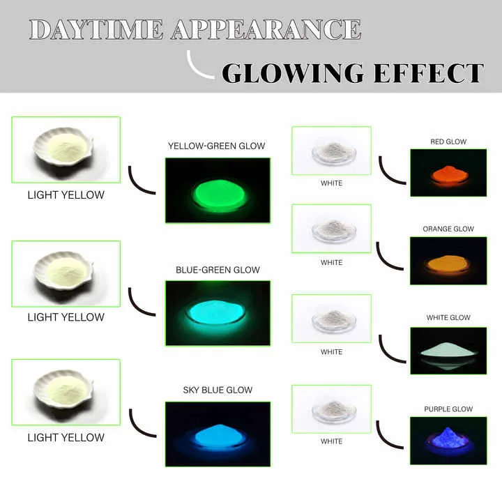 أصباغ بودرة جونتينج المضيئة-Junting Luminous Powder Pigments