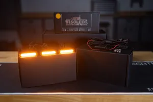 2021 - 2024 Ford Bronco SPORT Raptor Style Extreme Amber LED Grill Kit