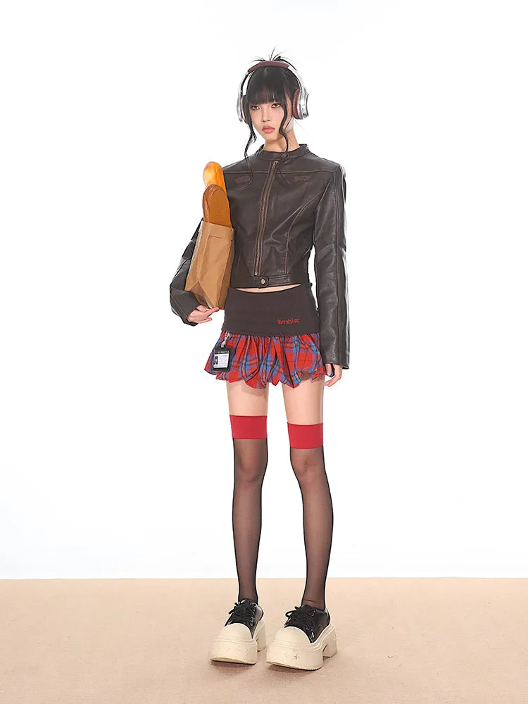 【24s Sep.】American Retro Motorcycle Slim Fit Leather Jacket