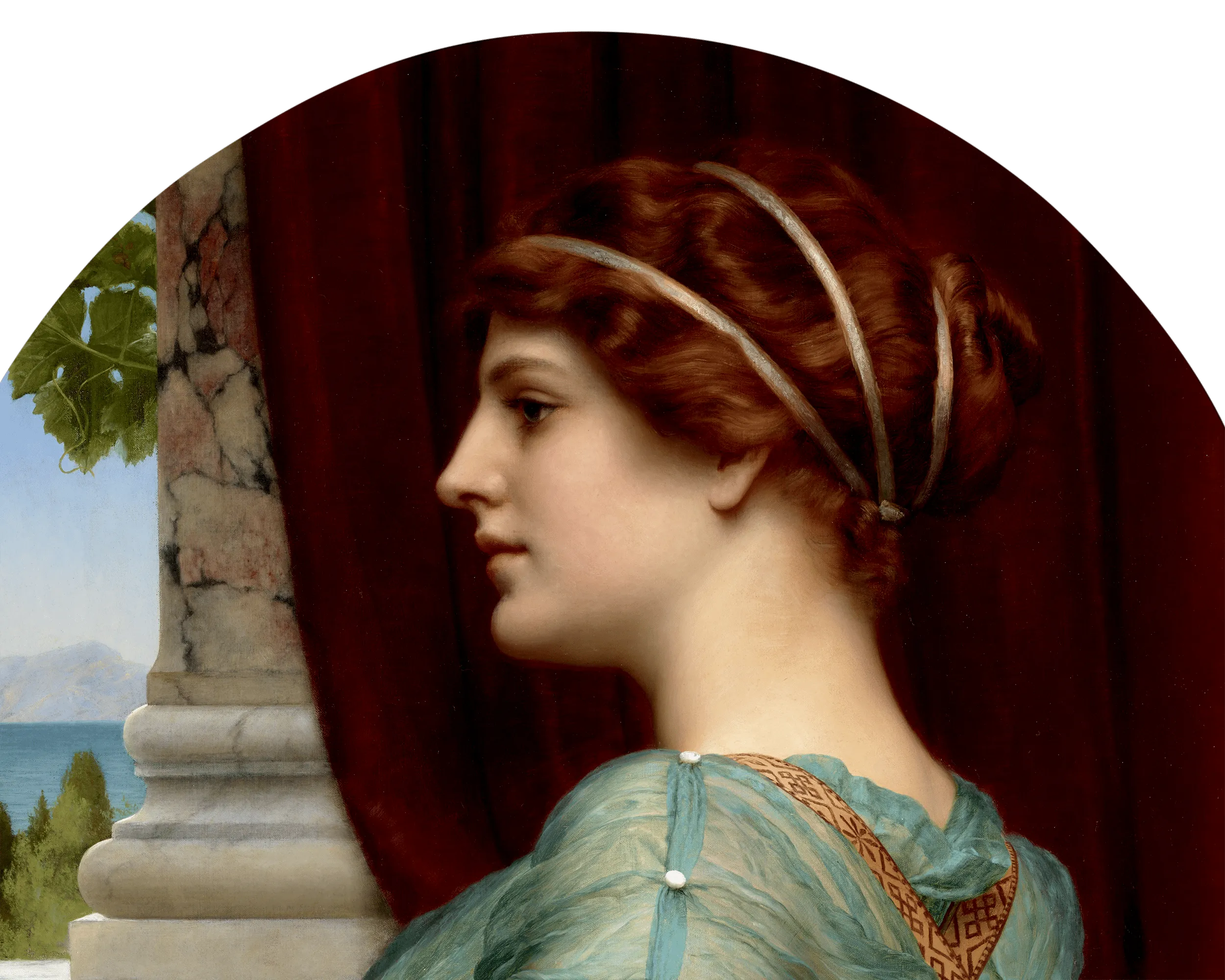 A Pompeian Lady by John William Godward