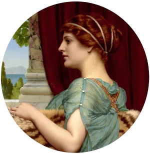 A Pompeian Lady by John William Godward