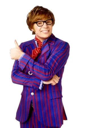 Austin Power Pinstripe Suit