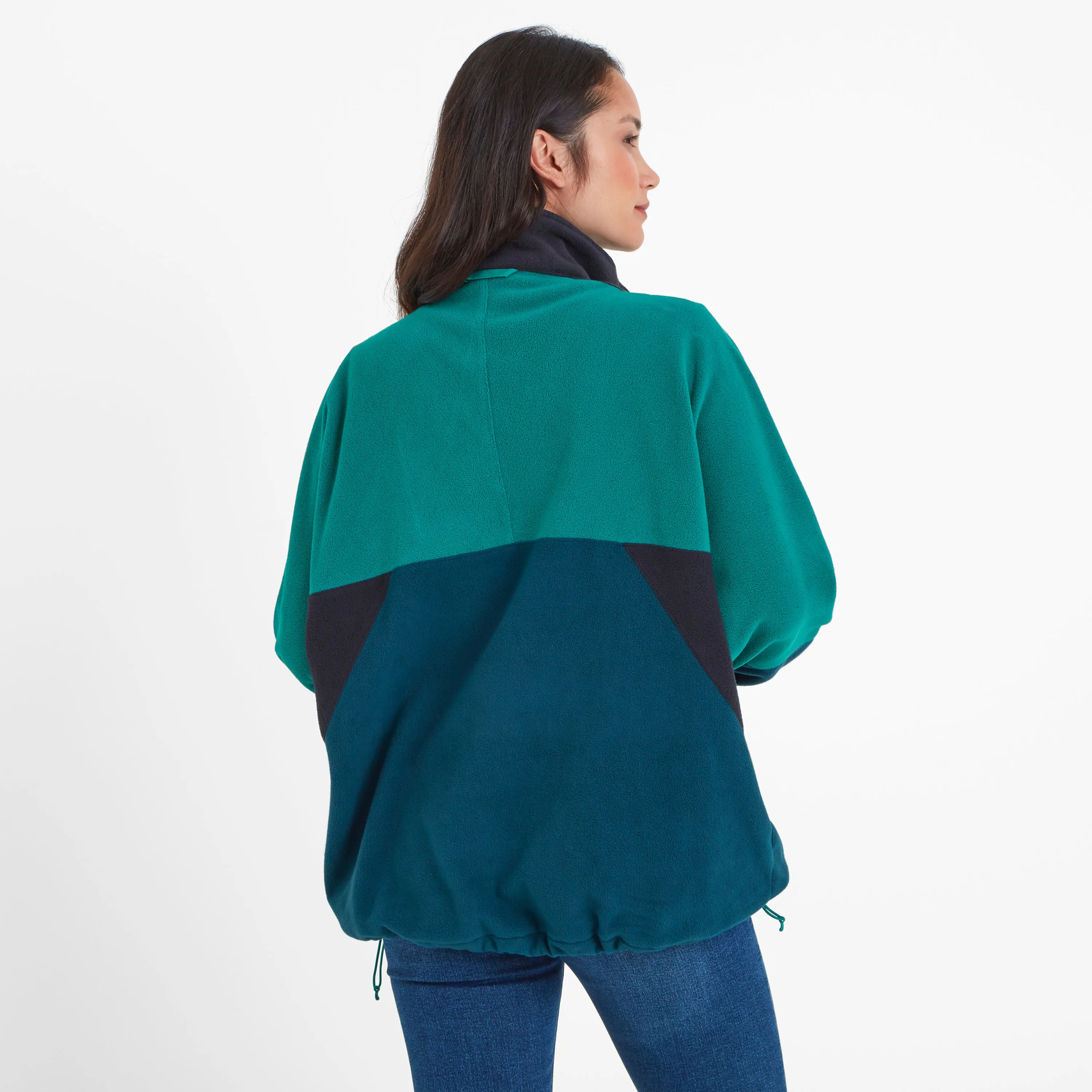 Aztec Fleece Jacket - Navy