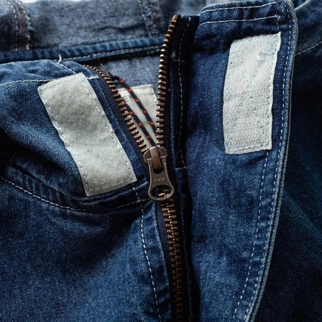 Big front pocket streetwear denim jacket