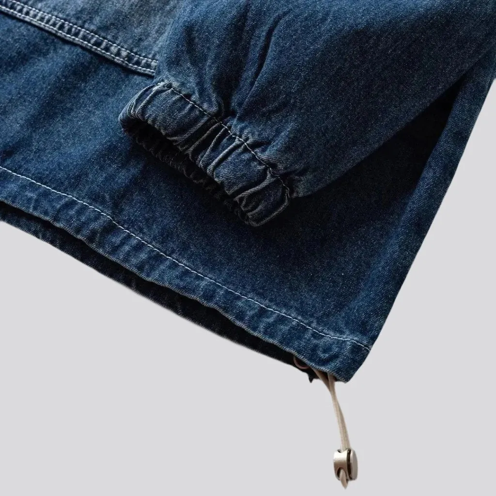 Big front pocket streetwear denim jacket