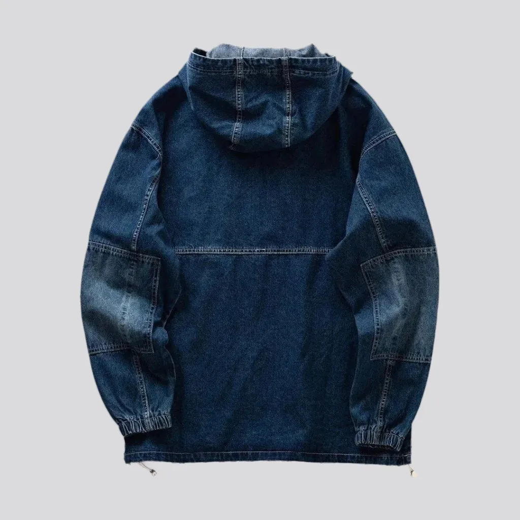 Big front pocket streetwear denim jacket