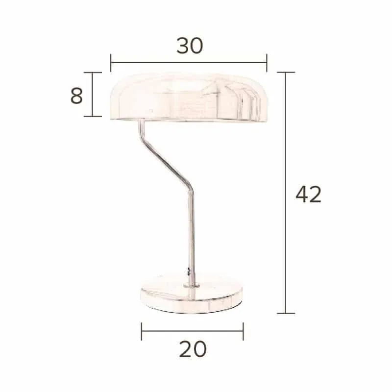 Brass Eclipse Desk Lamp