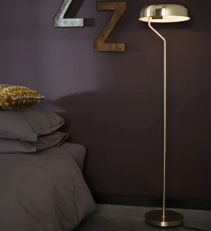 Brass Eclipse Floor Lamp