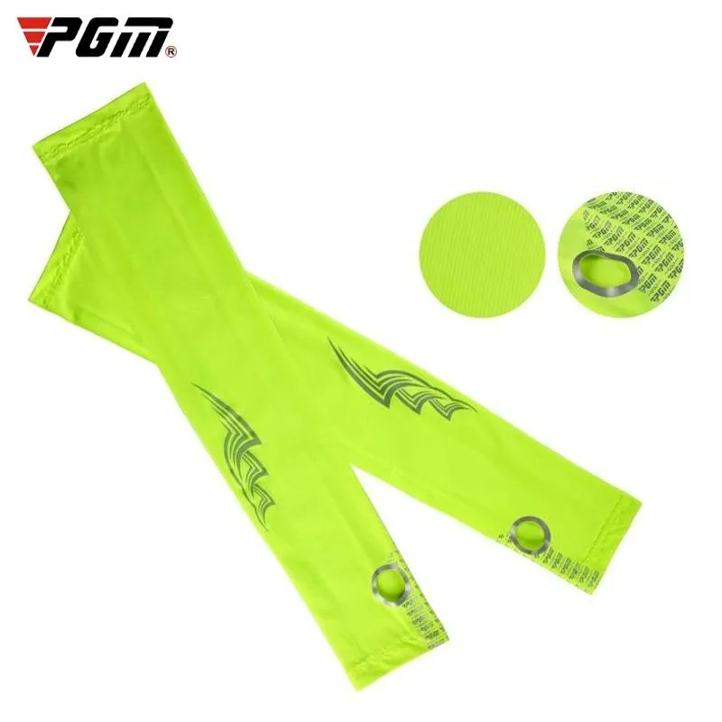 Breathable Golf Sunscreen Sleeve - Fluorescent Green