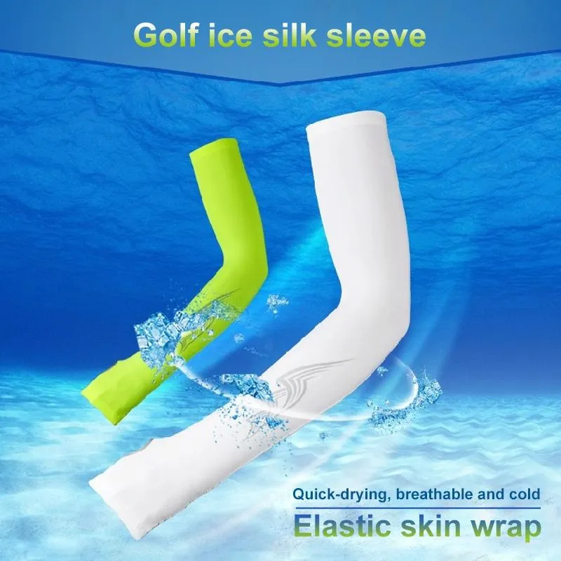 Breathable Golf Sunscreen Sleeve - Fluorescent Green