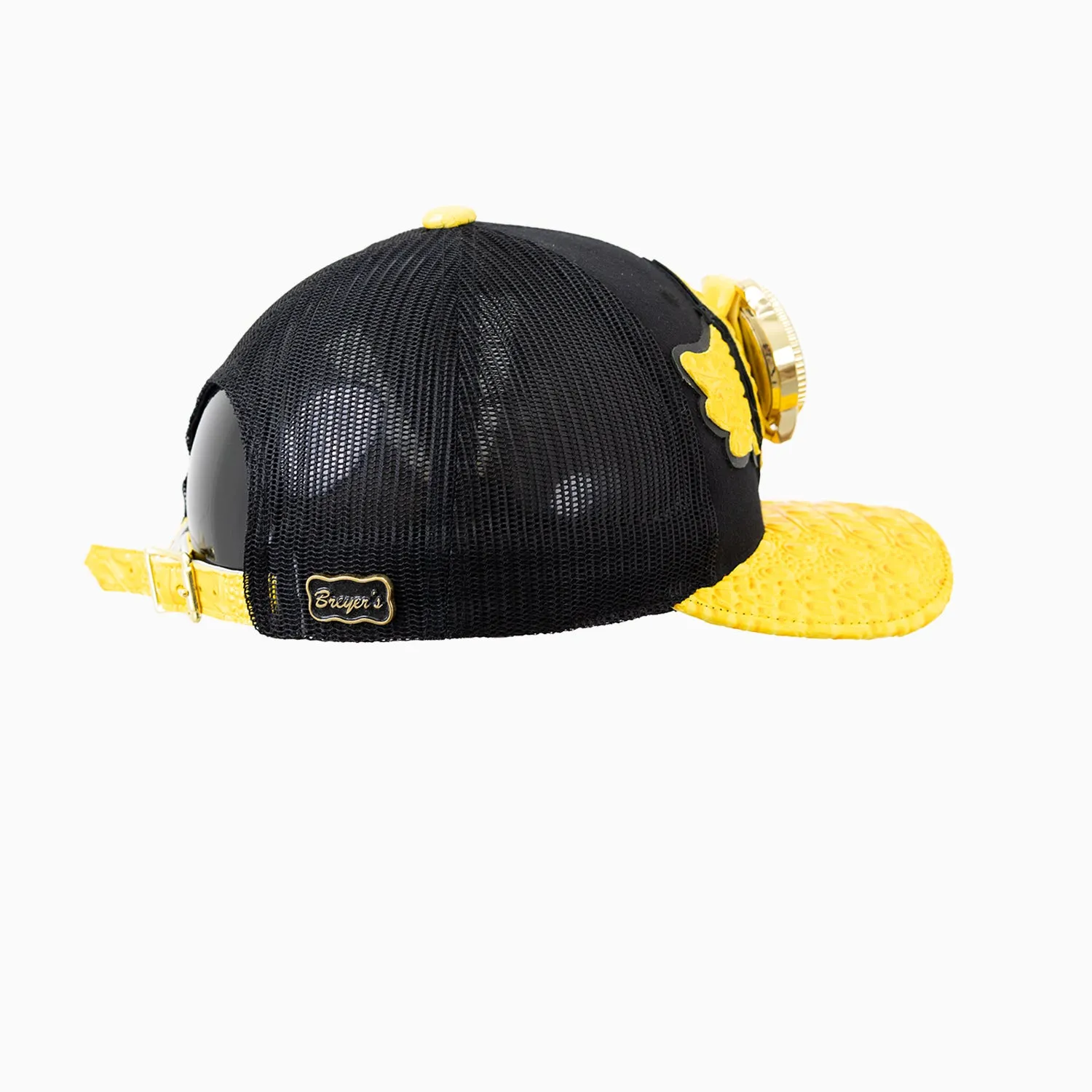 Breyer's Buck 50 Wool Trucker Hat With Leather Visor