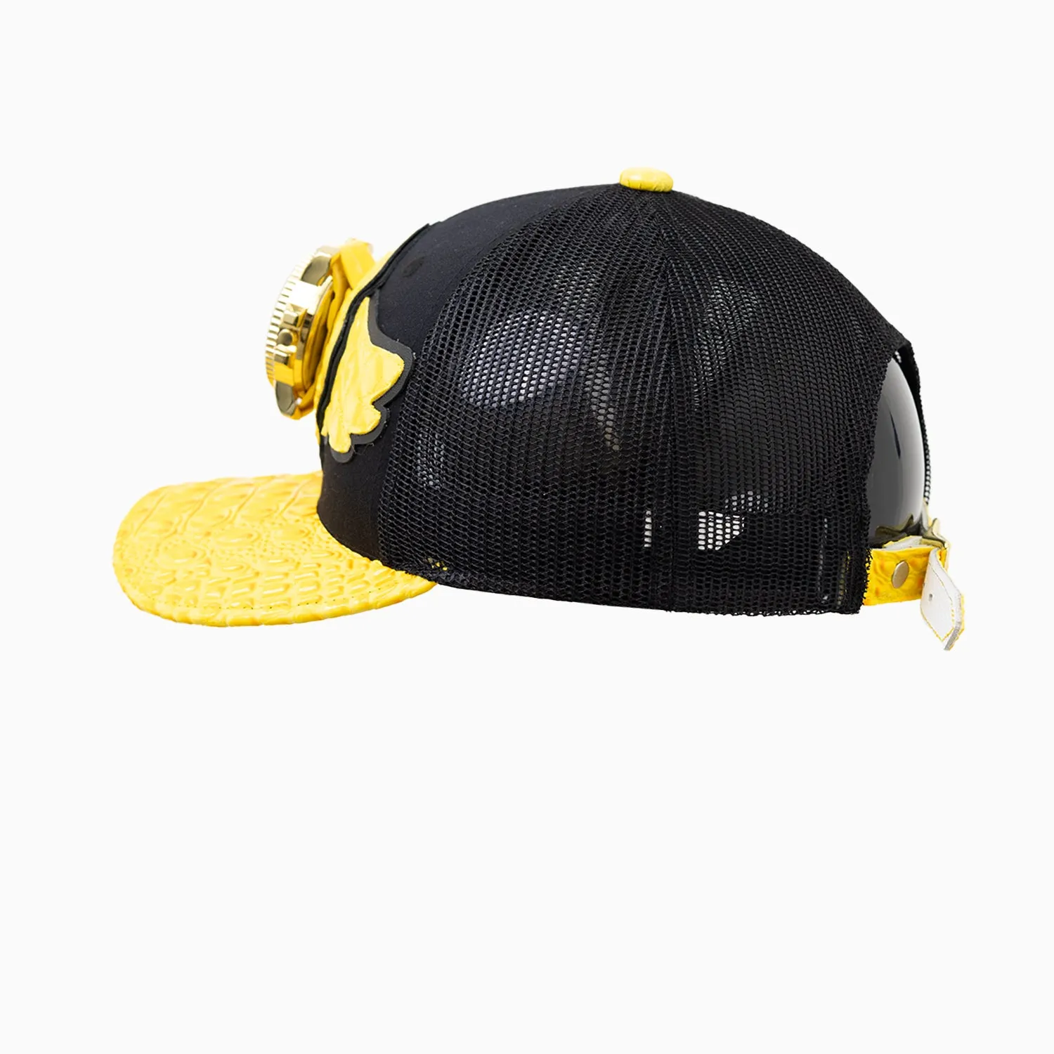 Breyer's Buck 50 Wool Trucker Hat With Leather Visor
