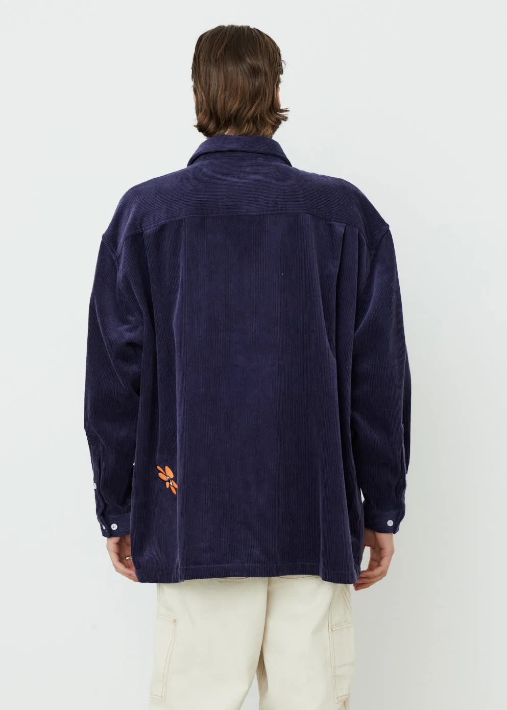 Corduroy Long Sleeve Oversized Shirt