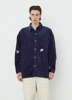 Corduroy Long Sleeve Oversized Shirt