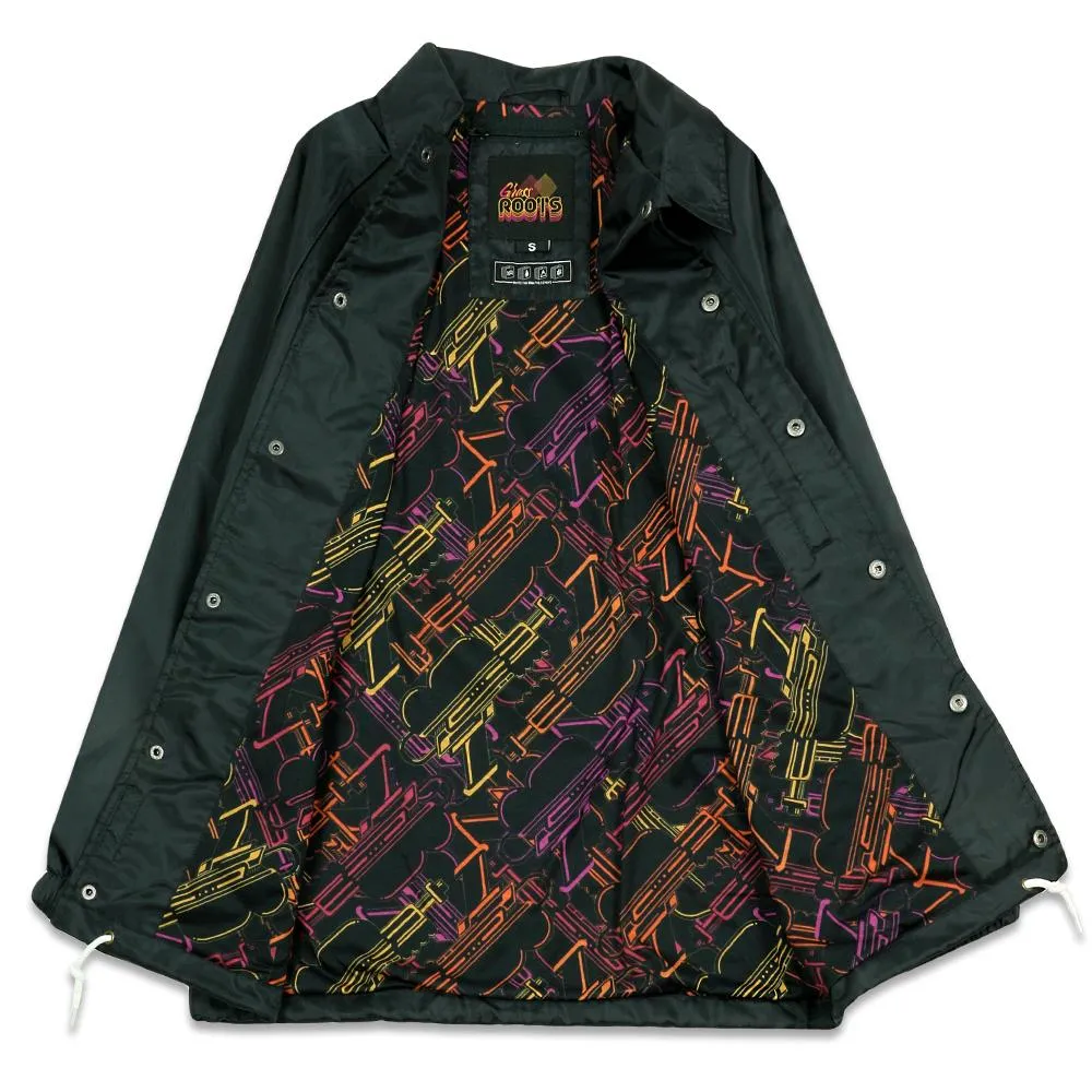 Danger Zone Black Coaches Jacket
