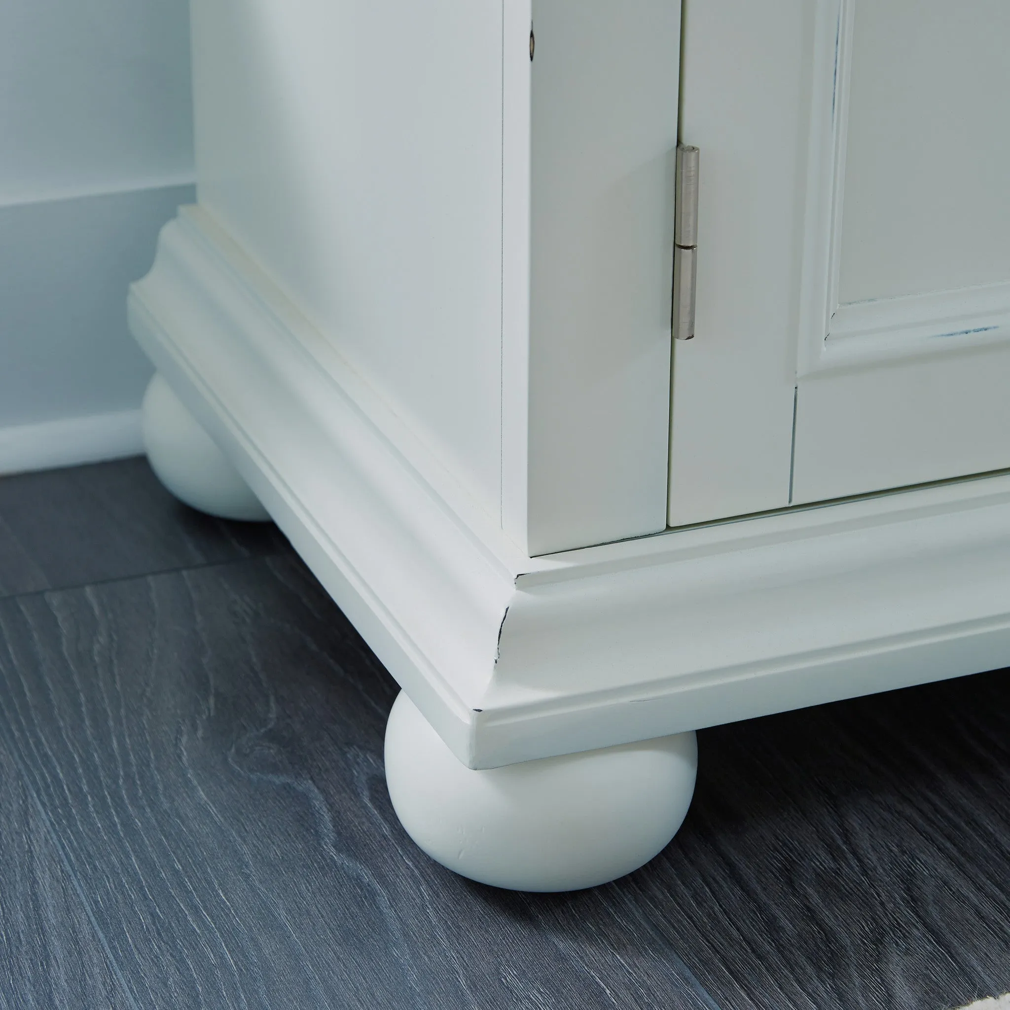 Dover Off-White Entertainment Center