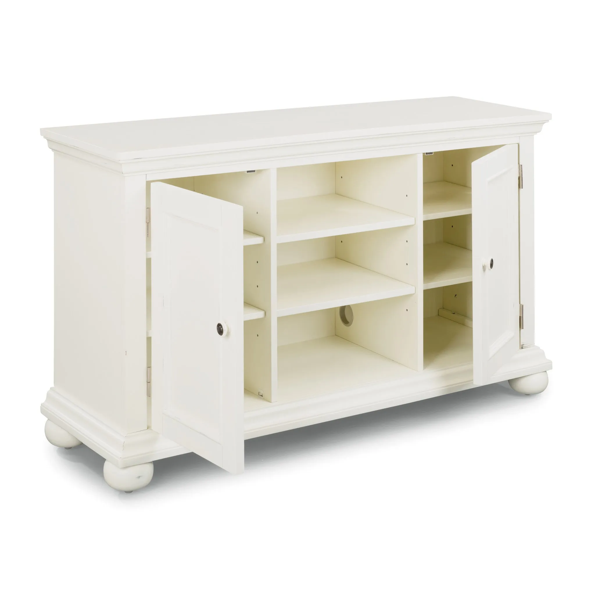 Dover Off-White Entertainment Center