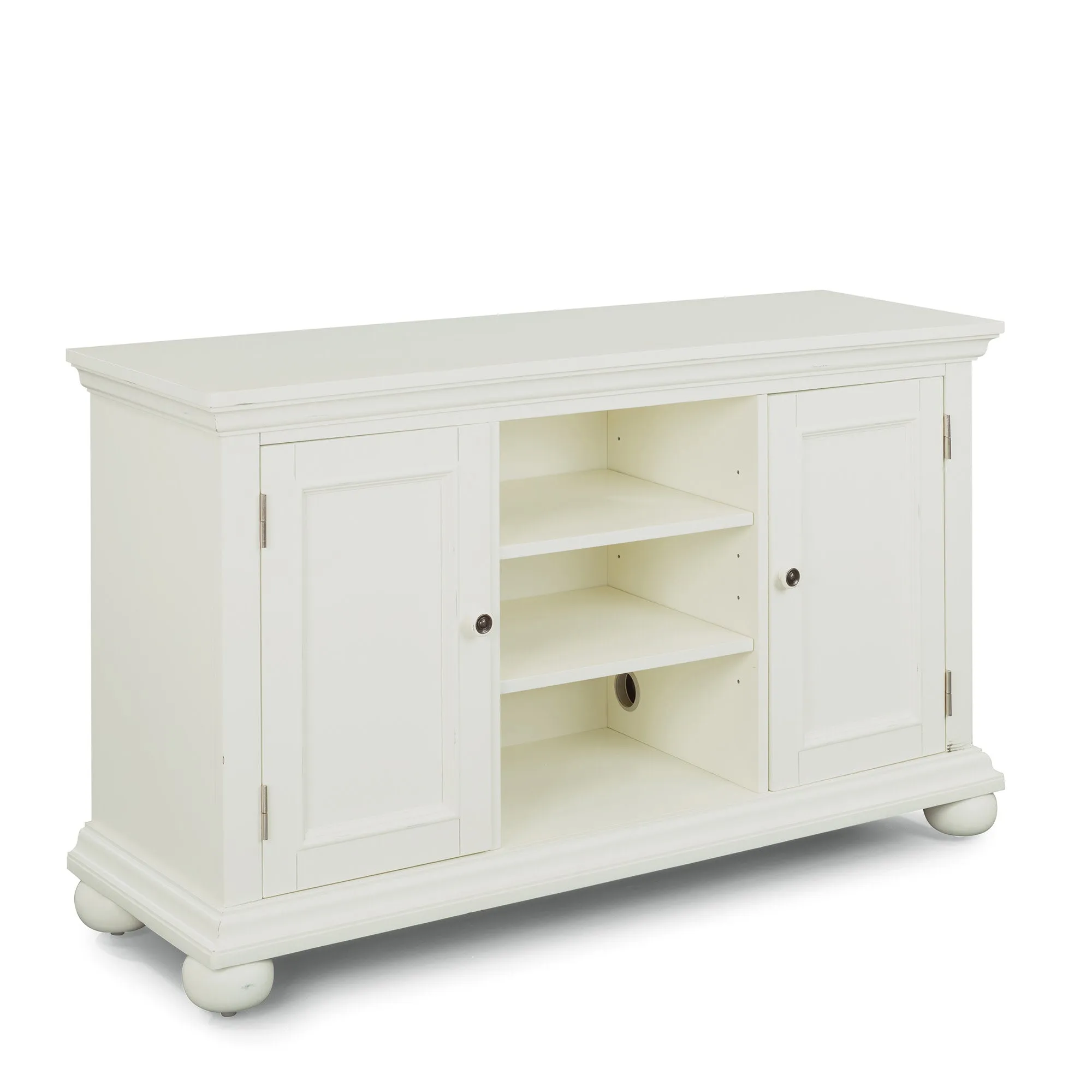 Dover Off-White Entertainment Center