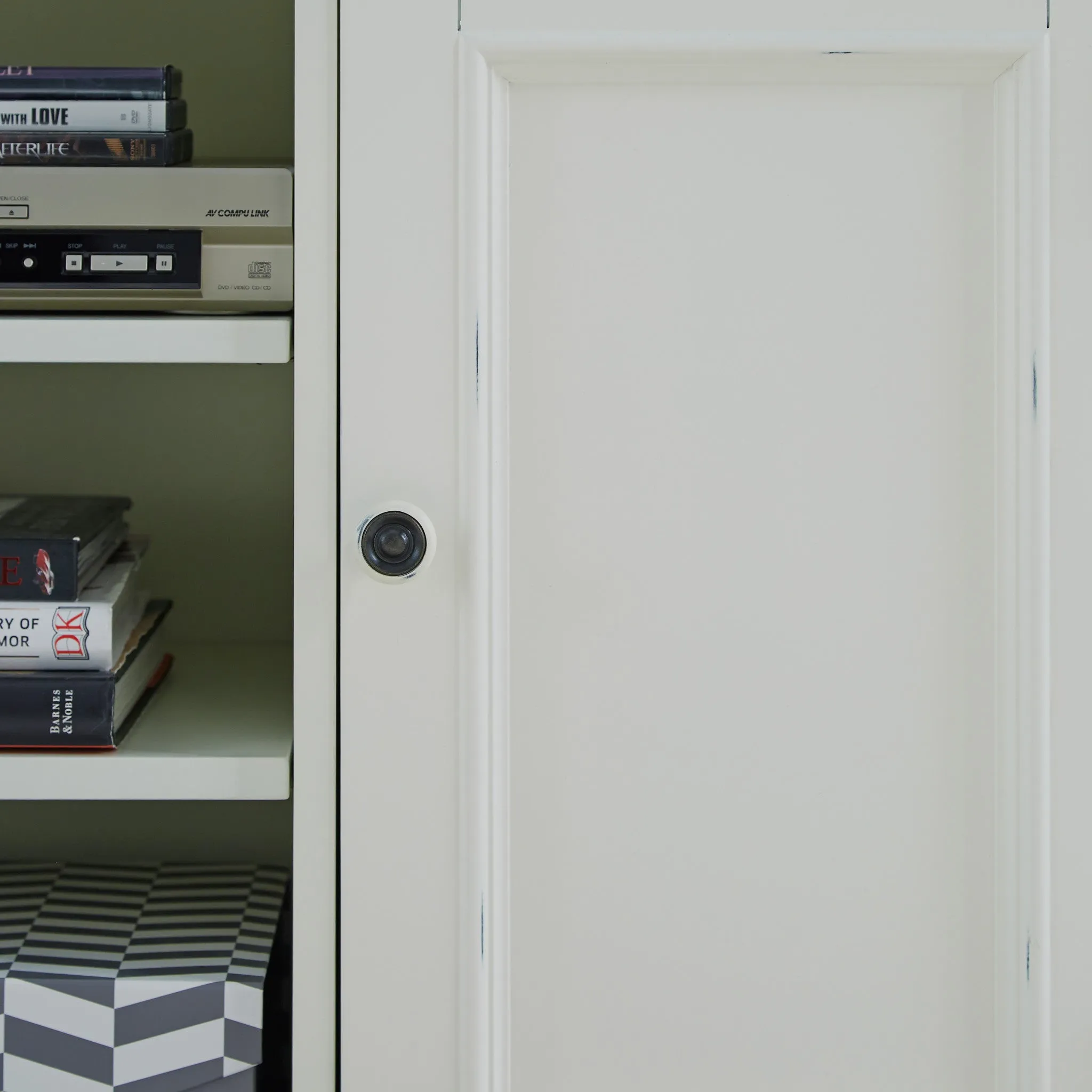 Dover Off-White Entertainment Center