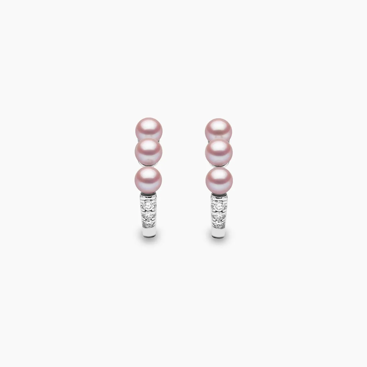 Eclipse 18K Gold Pearl and Diamond Moonlit Earrings