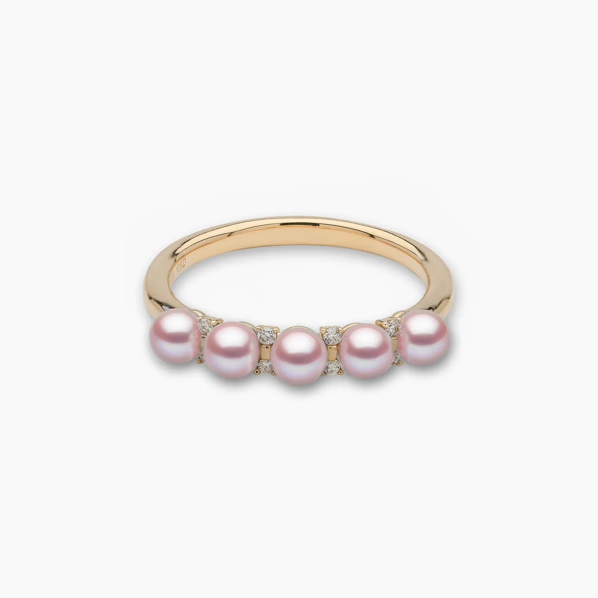 Eclipse 18K Gold Pearl and Diamond Sky Ring