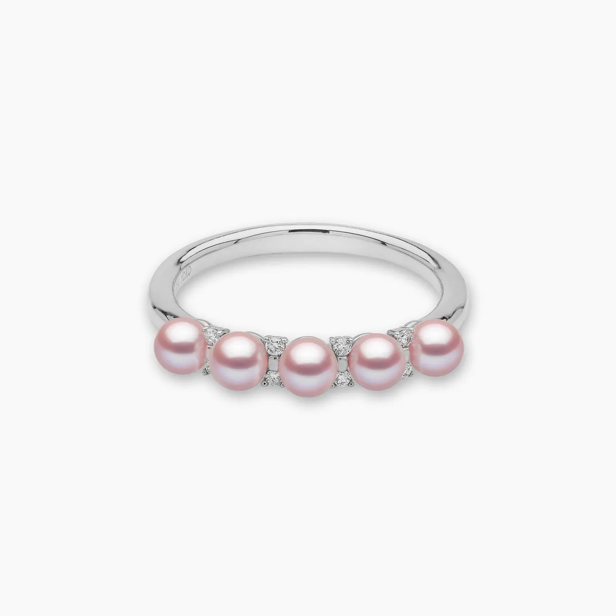 Eclipse 18K Gold Pearl and Diamond Sky Ring