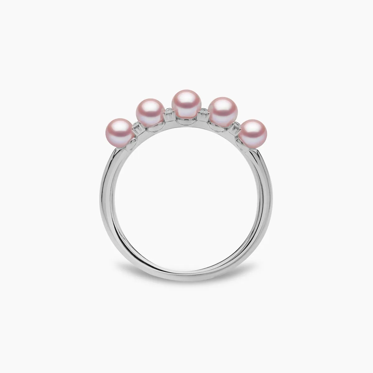 Eclipse 18K Gold Pearl and Diamond Sky Ring