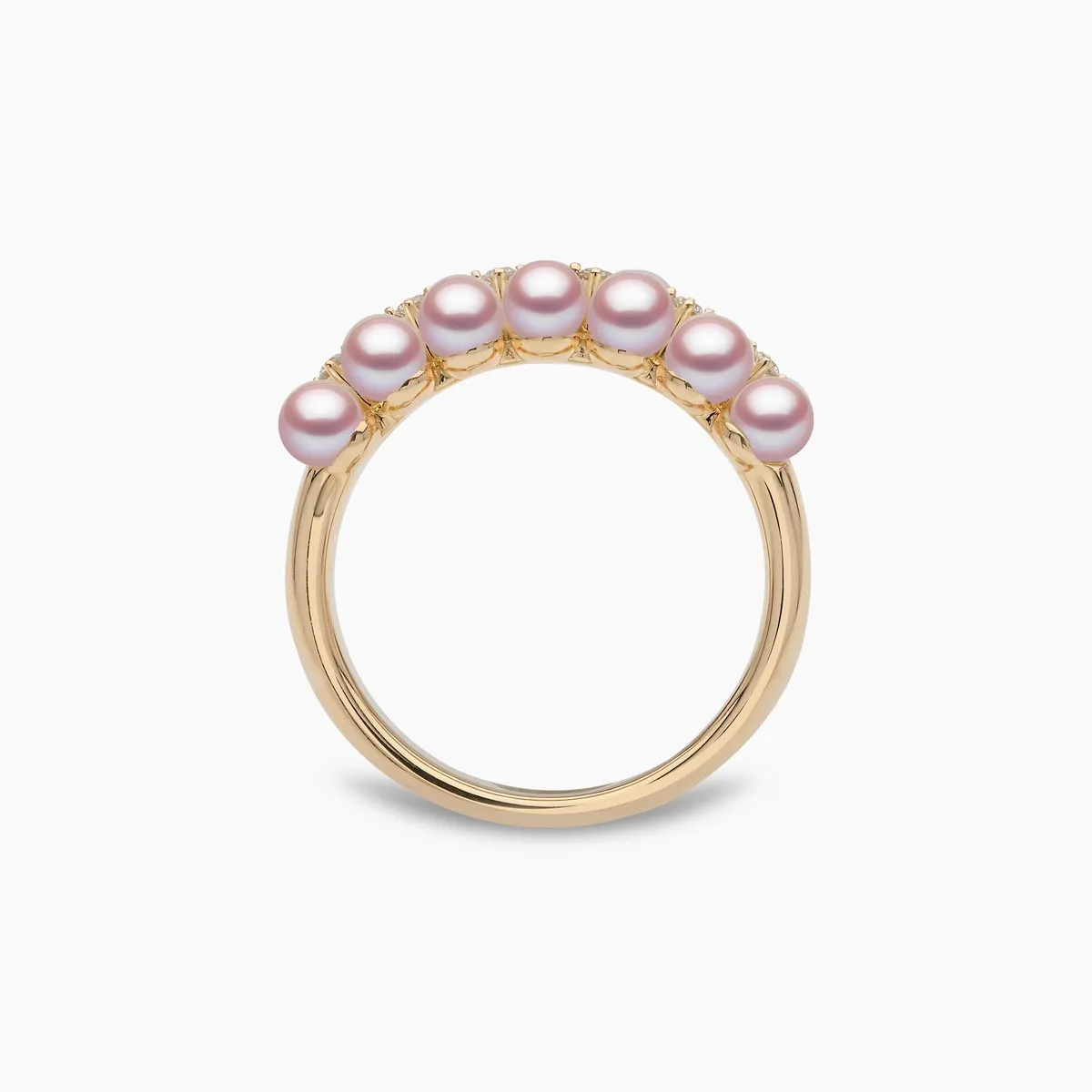 Eclipse 18K Gold Pearl and Diamond Twilight Ring