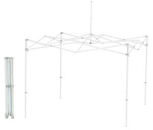 Eclipse™ 8' x 8' Steel Frame - White