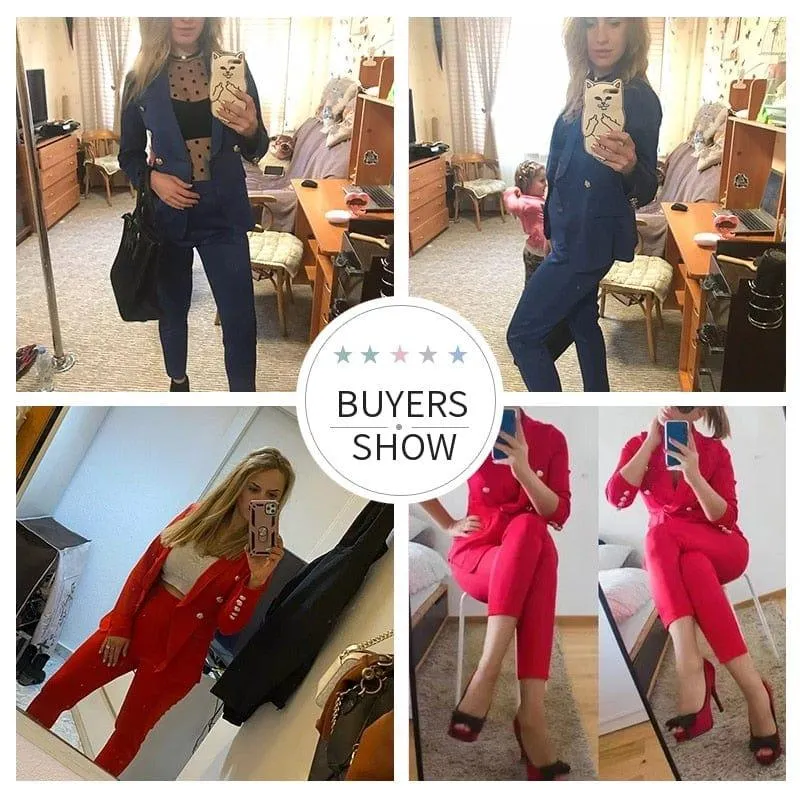 Fashion Casual Office Suit