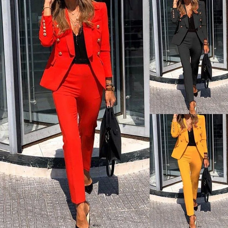Fashion Casual Office Suit