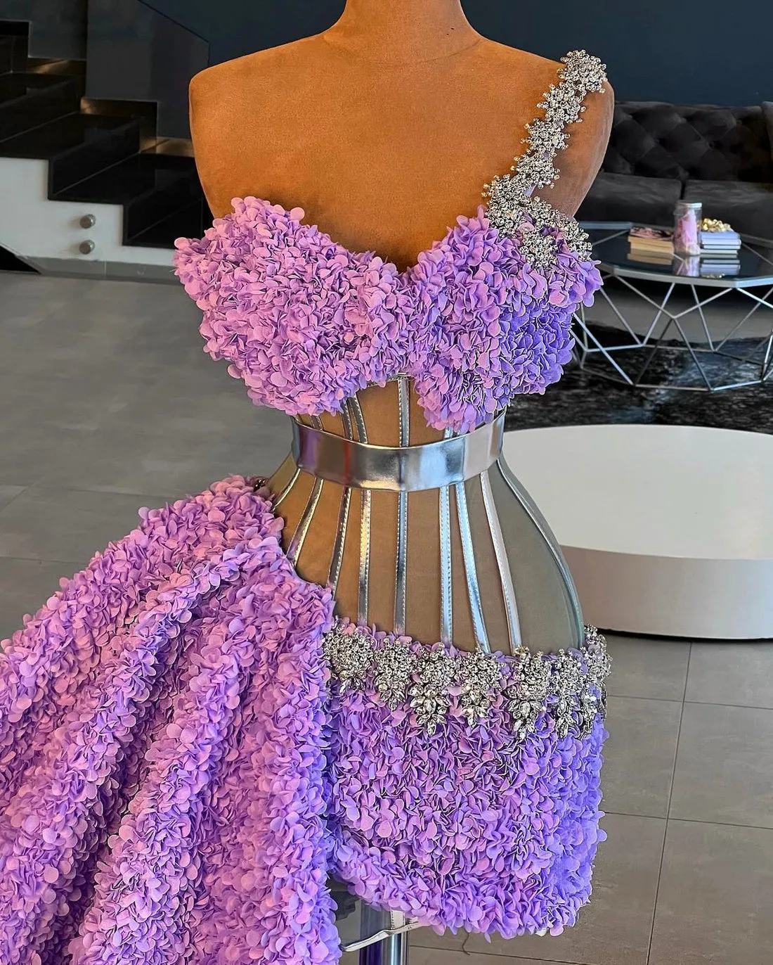 Fluorescent Evening Dress