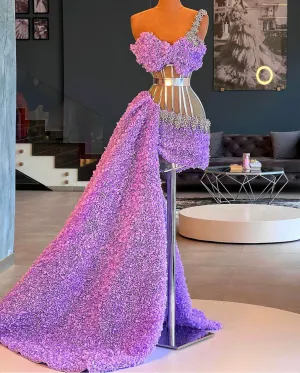 Fluorescent Evening Dress