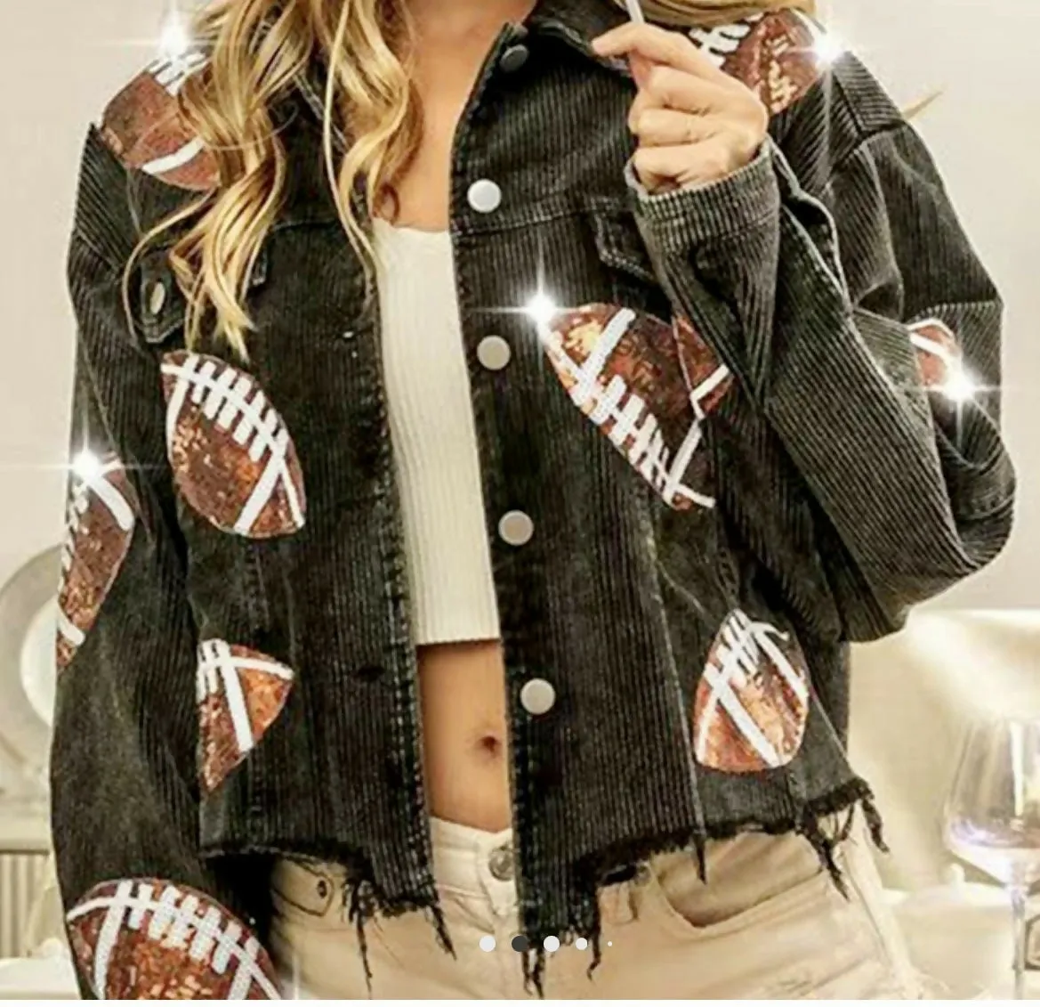 Football Time Corduroy Jacket
