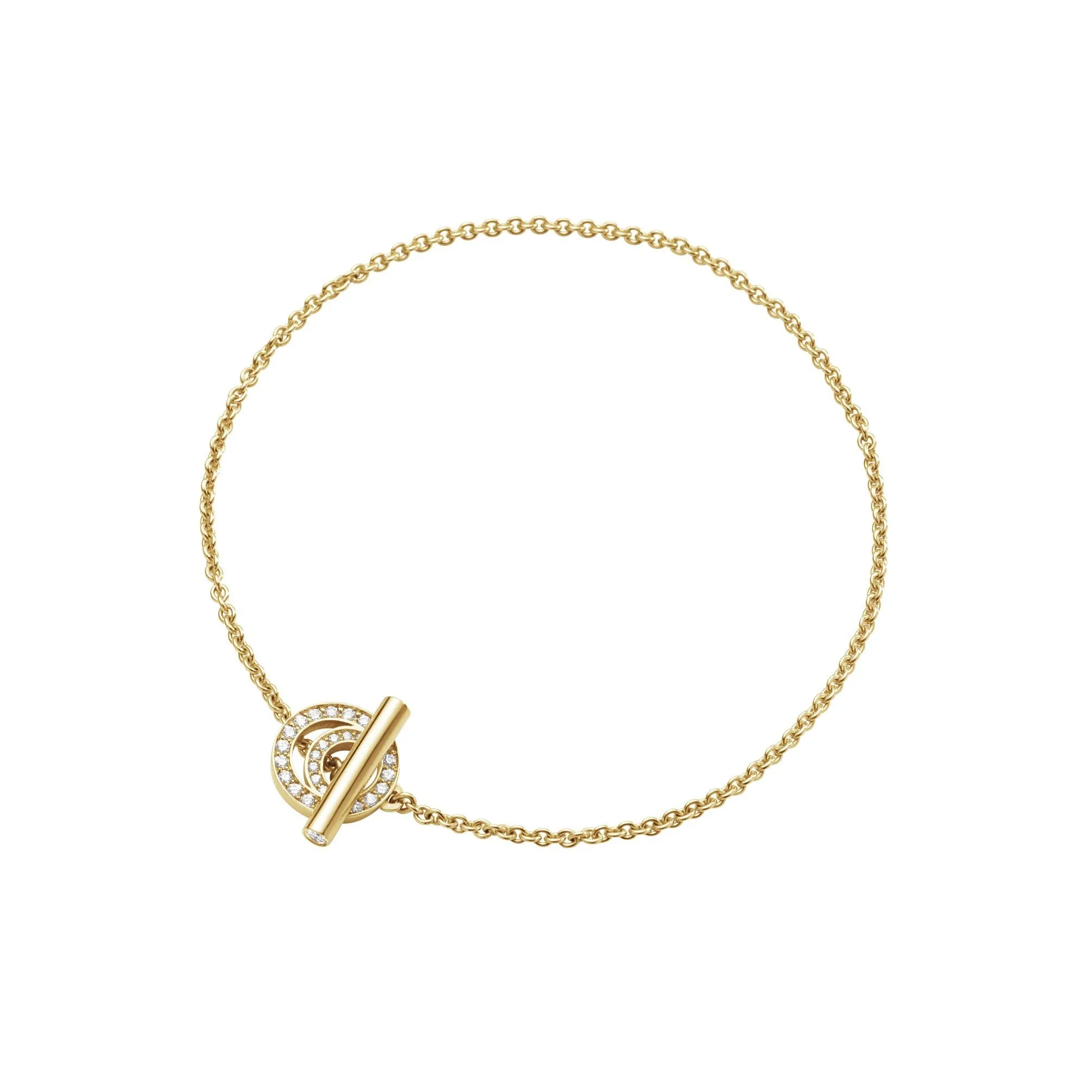 Georg Jensen HALO 18ct Yellow Gold Bracelet 20000112