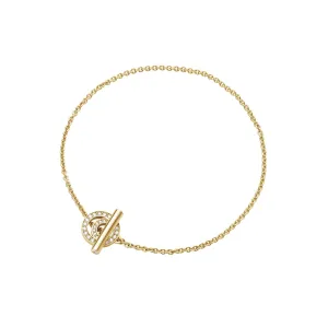 Georg Jensen HALO 18ct Yellow Gold Bracelet 20000112