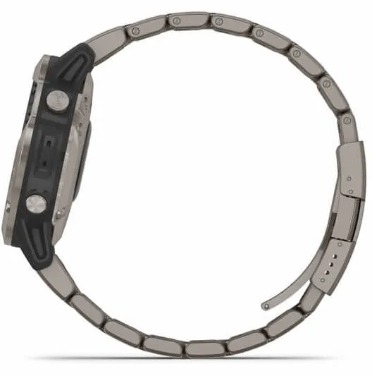 GRM Watch Quatix 6 Sapphire Titanium Grey Titanium Band Smartwatch