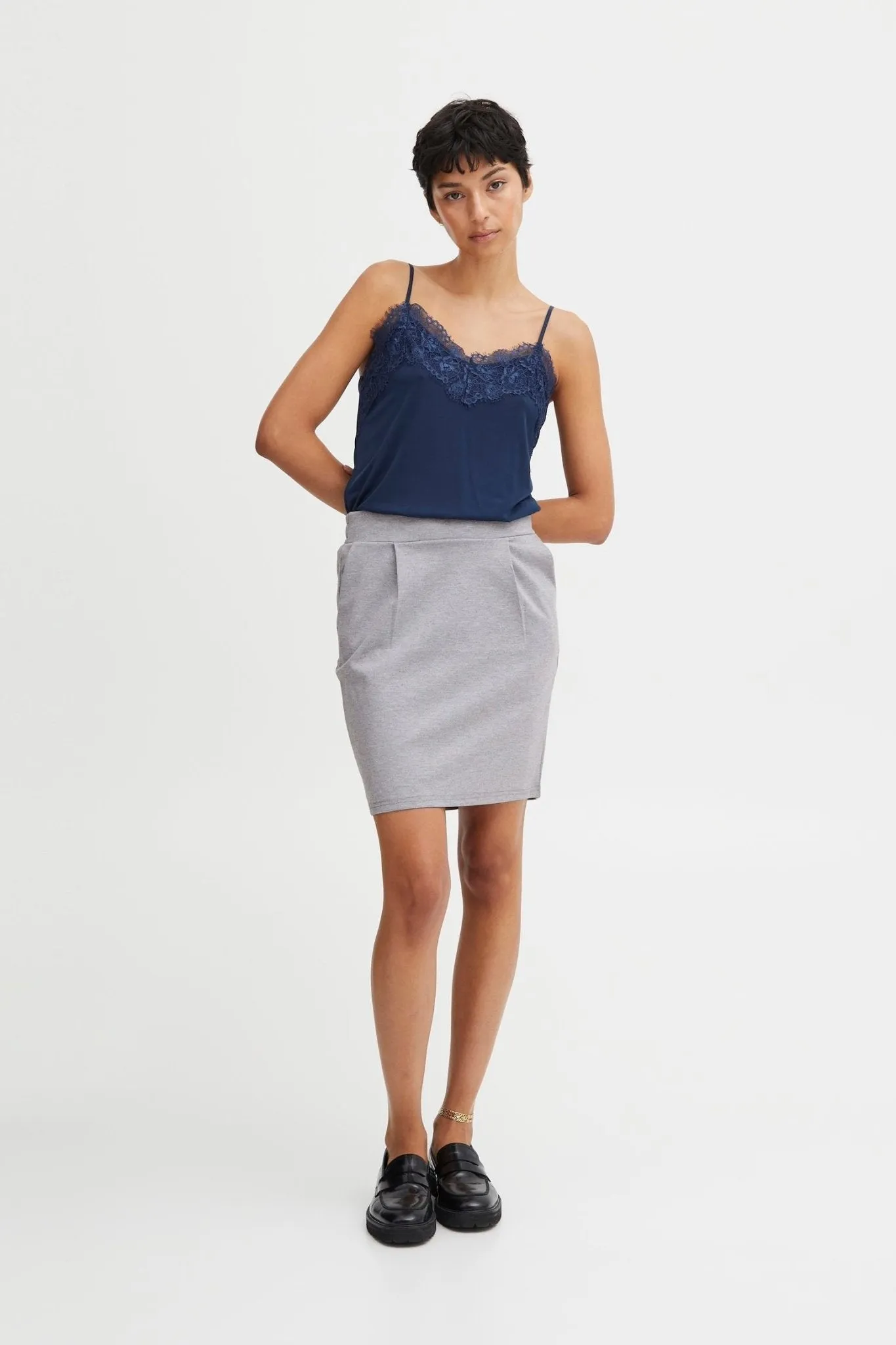 ICHI -  IHKATE SKIRT - 20105037