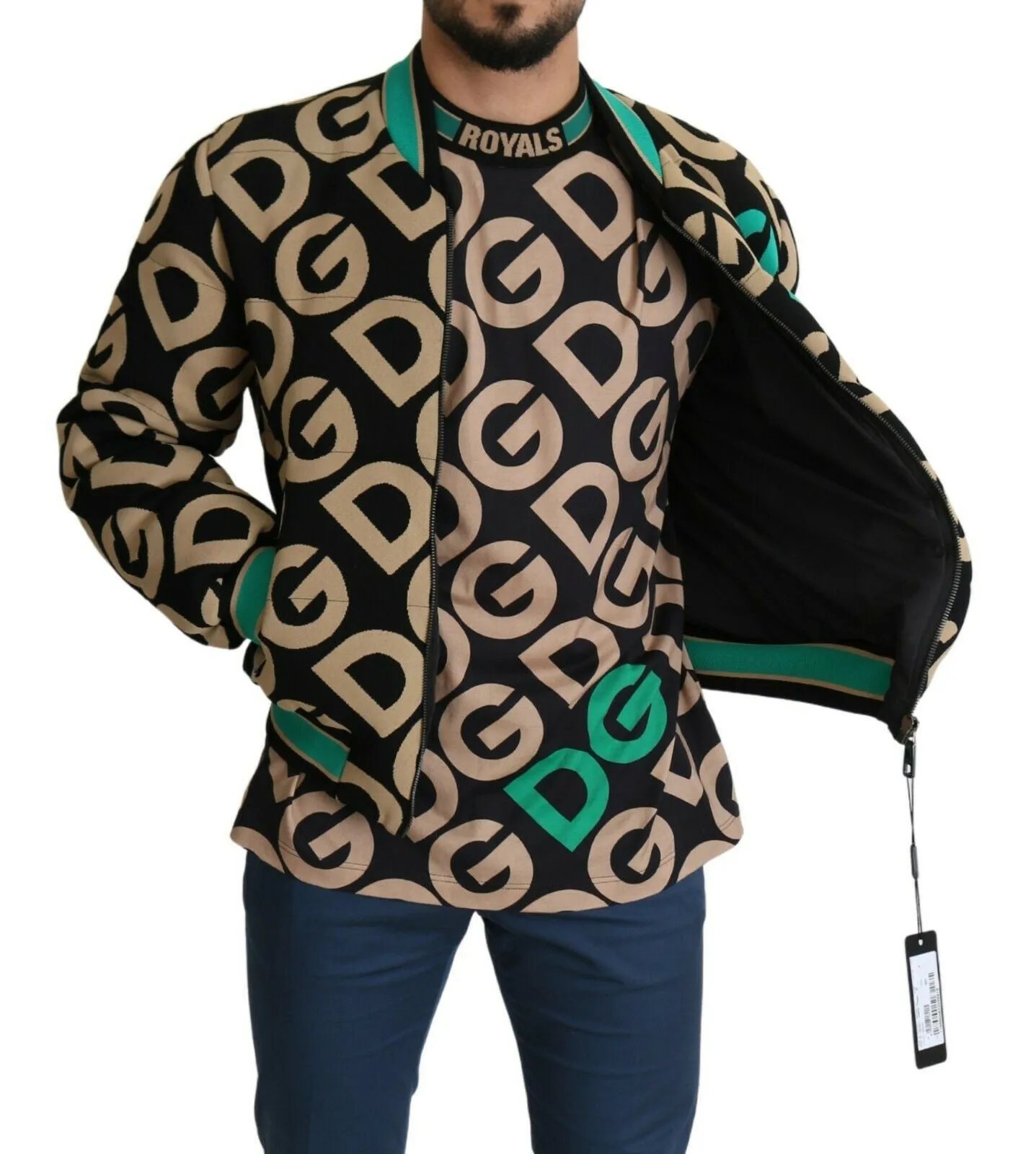 Iconic Printed Bomber Jacket  Exquisite Design