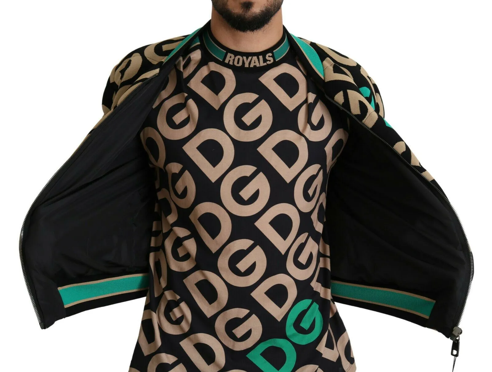 Iconic Printed Bomber Jacket  Exquisite Design