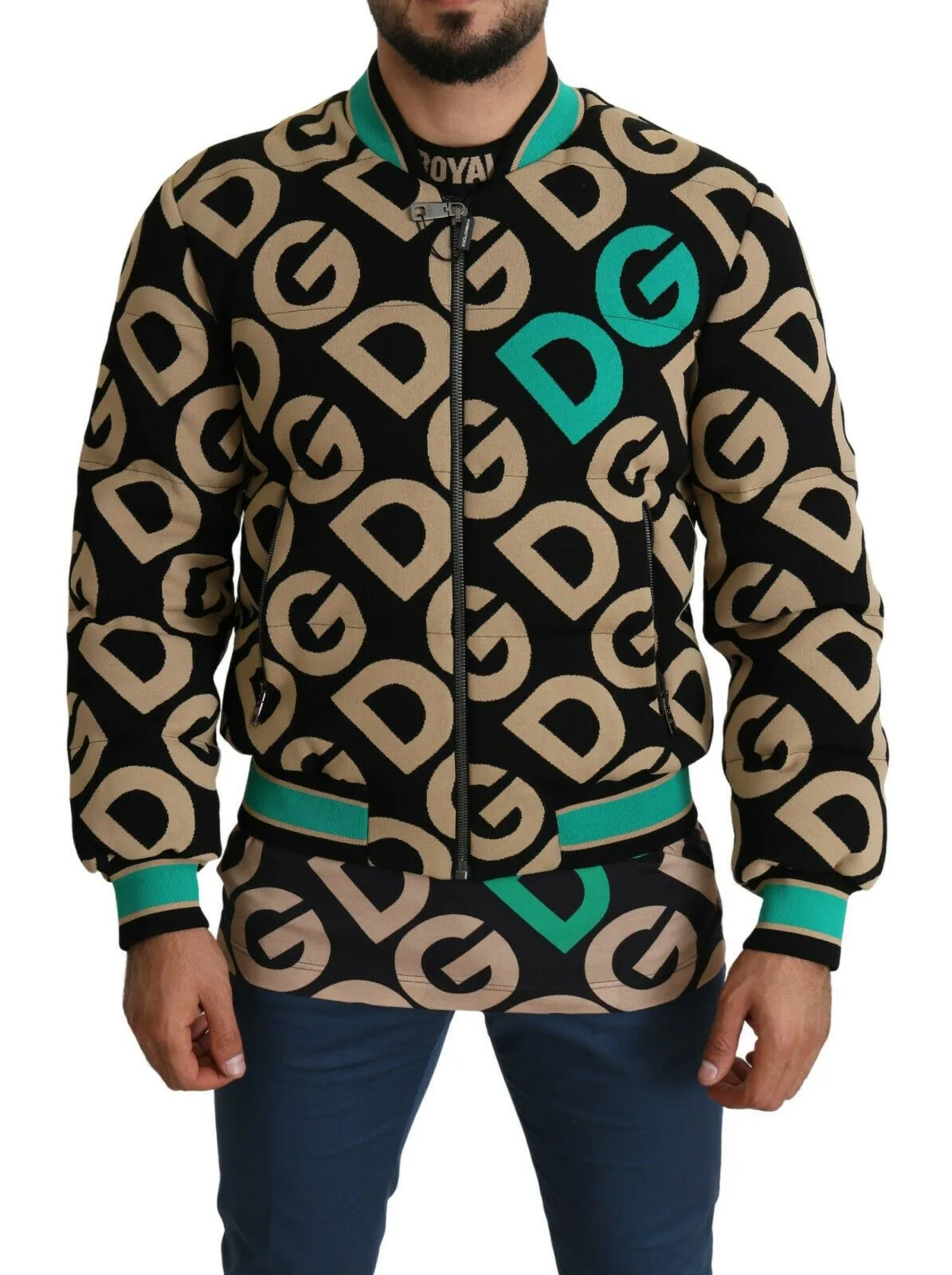 Iconic Printed Bomber Jacket  Exquisite Design