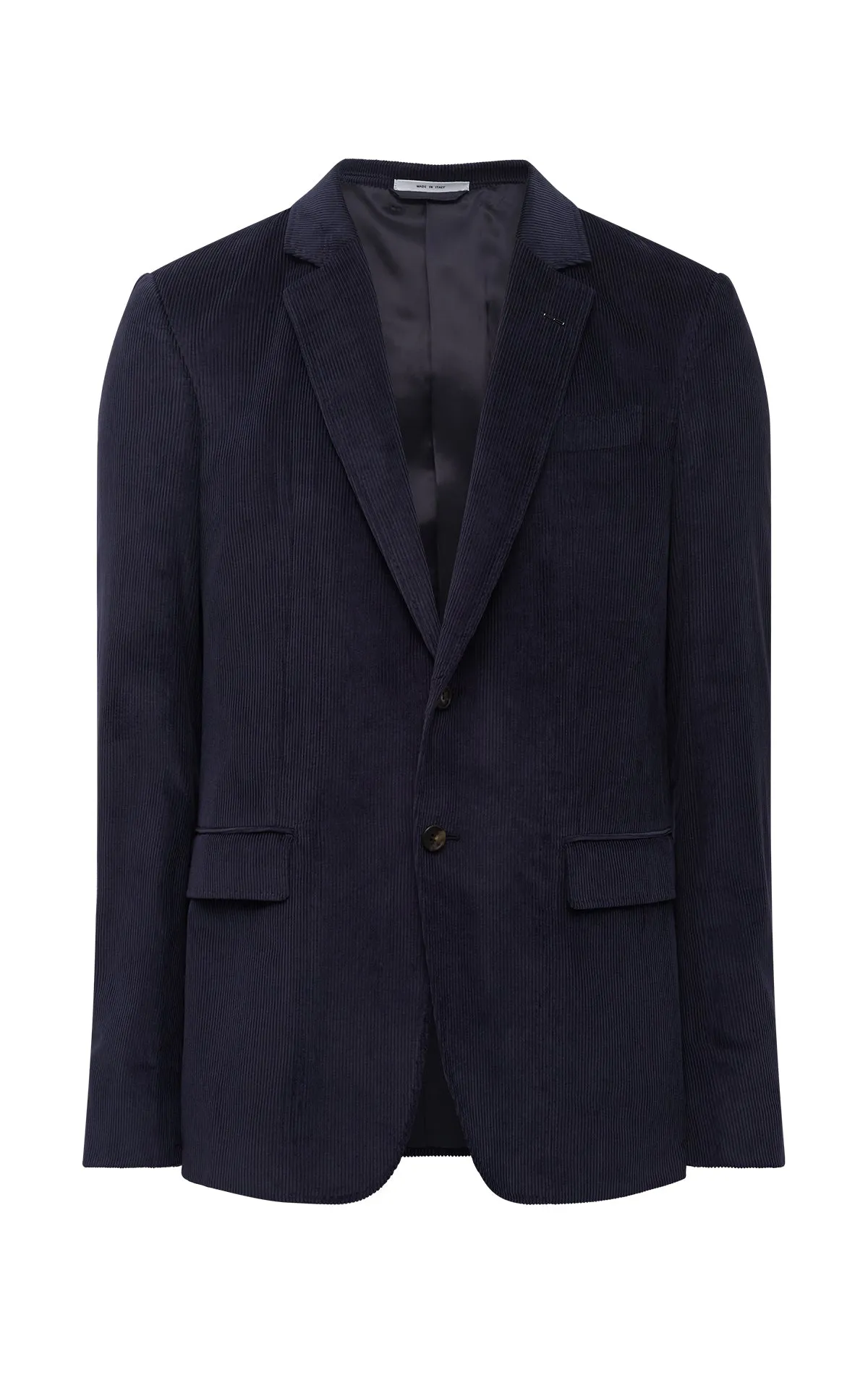 Irving Jacket in Dark Navy Sea Island Cotton Corduroy