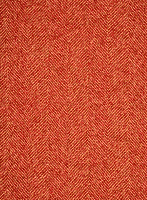 Italian Wide Herringbone Fire Tweed Jacket