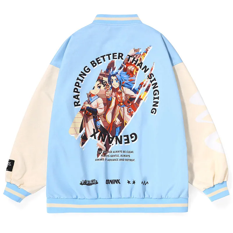 Journey To The West X Genanx Collaborate Contrast Jacket