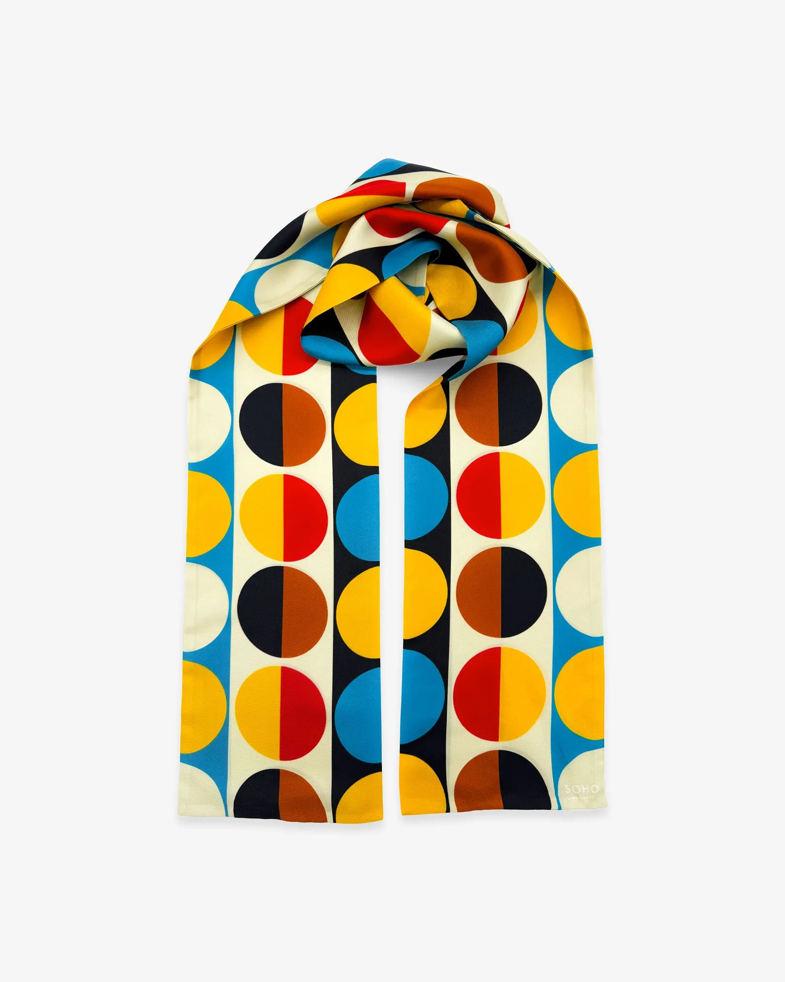 Men's Silk Bauhaus Scarf - The Weimar