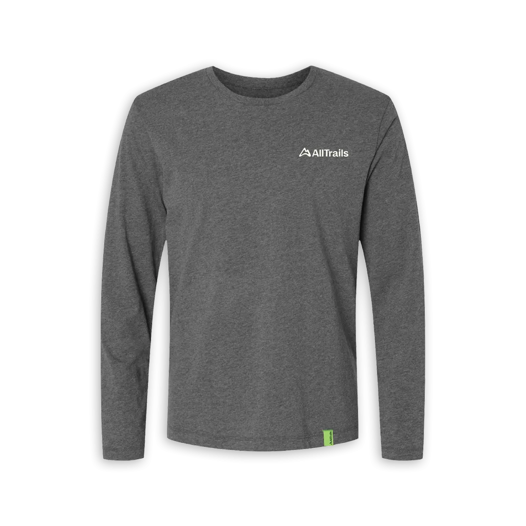 Mountain Fog Long Sleeve Tee - Heather Gray