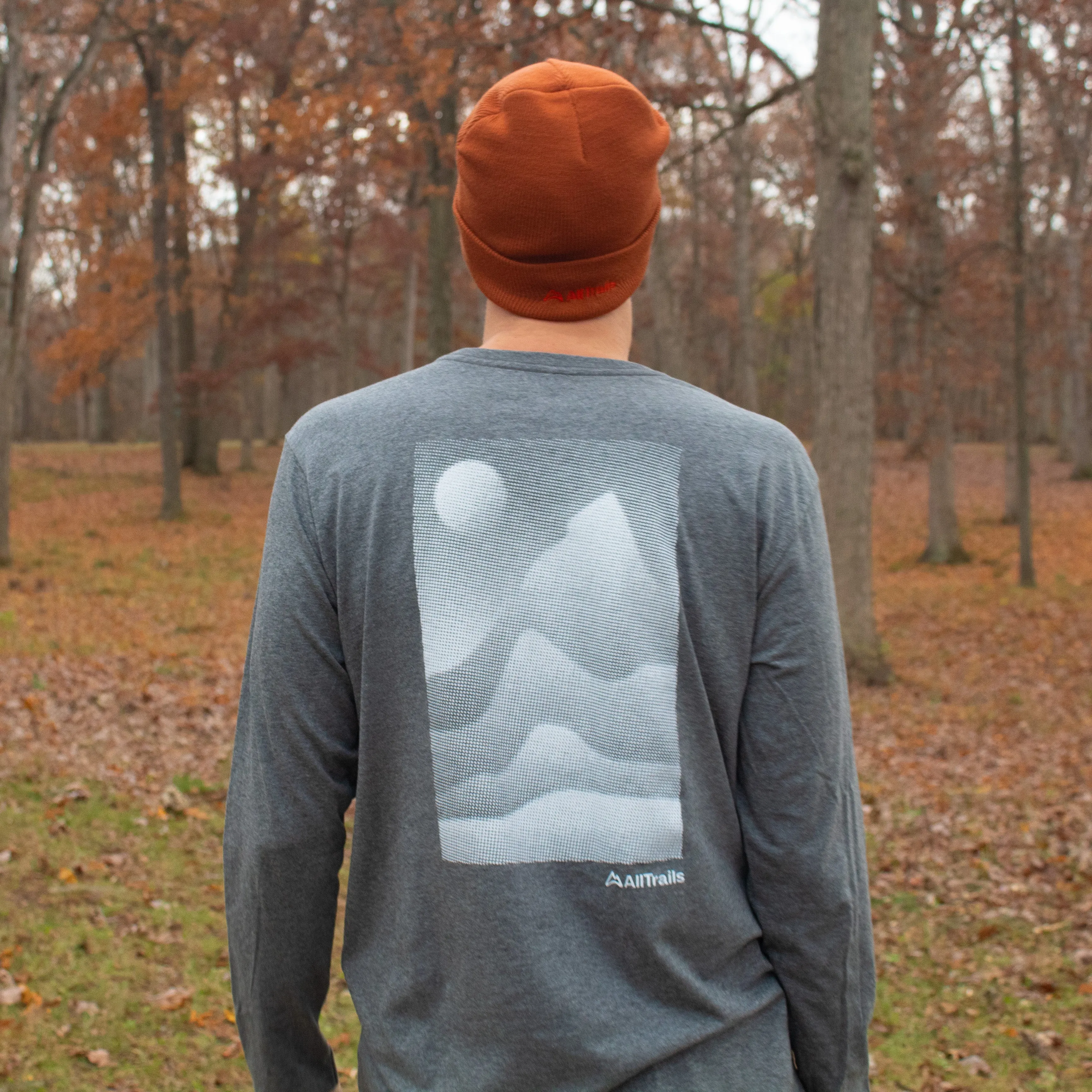 Mountain Fog Long Sleeve Tee - Heather Gray