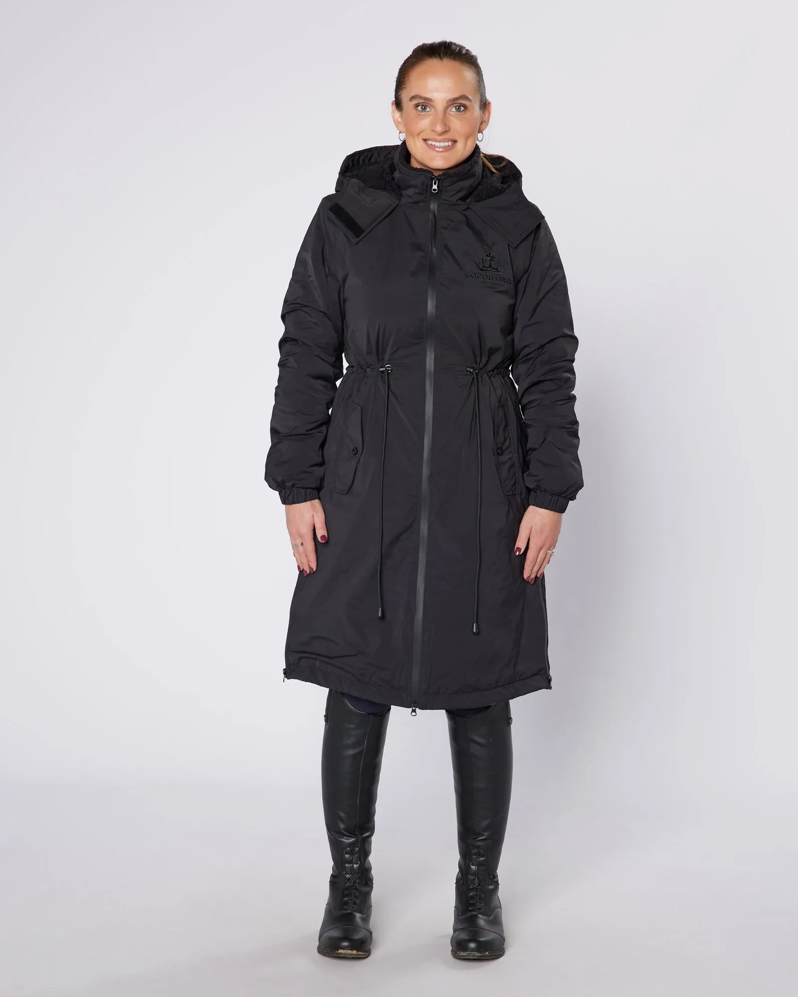 NEW DryStyle Waterproof Fleece Lined Coat - Matte Black