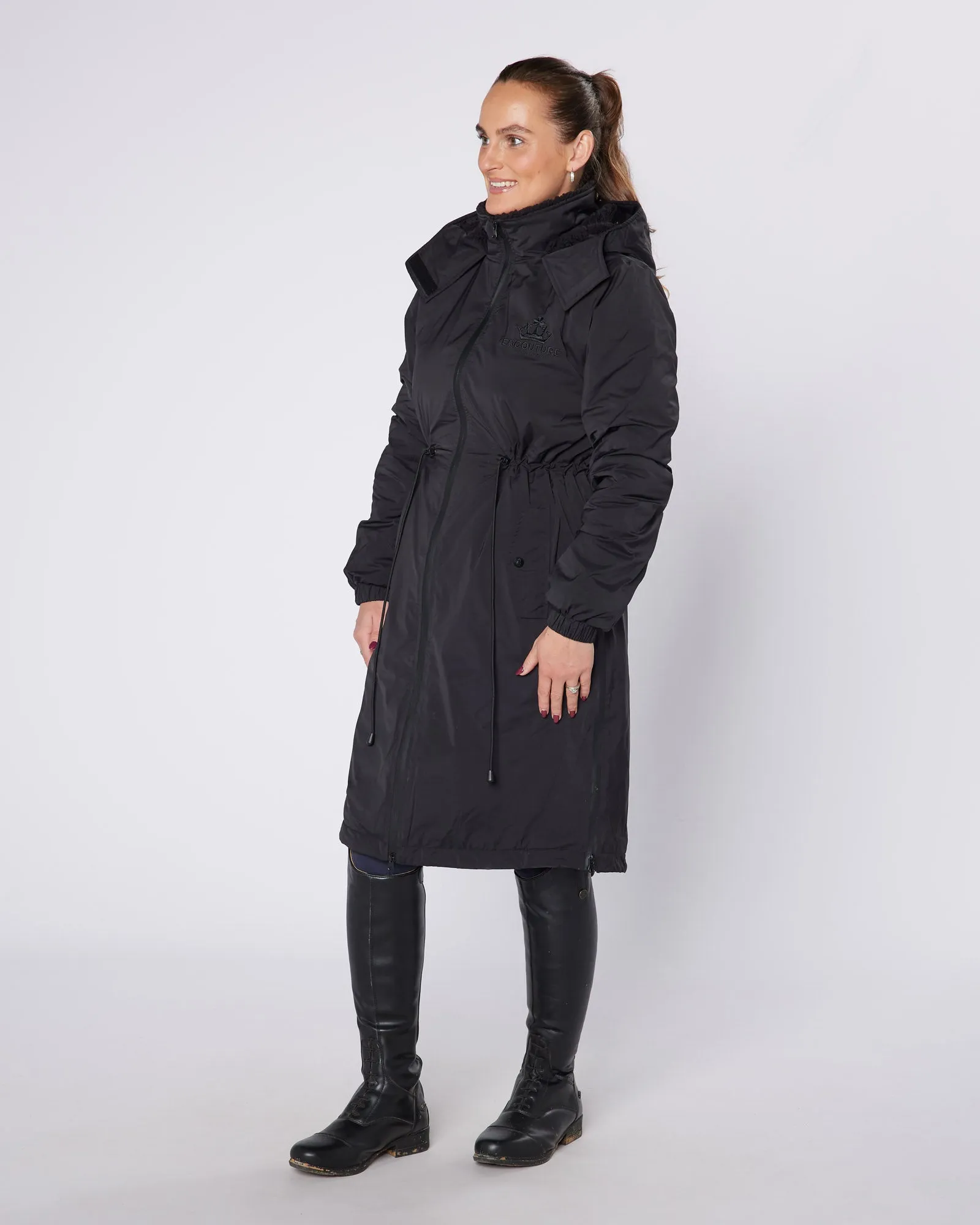 NEW DryStyle Waterproof Fleece Lined Coat - Matte Black