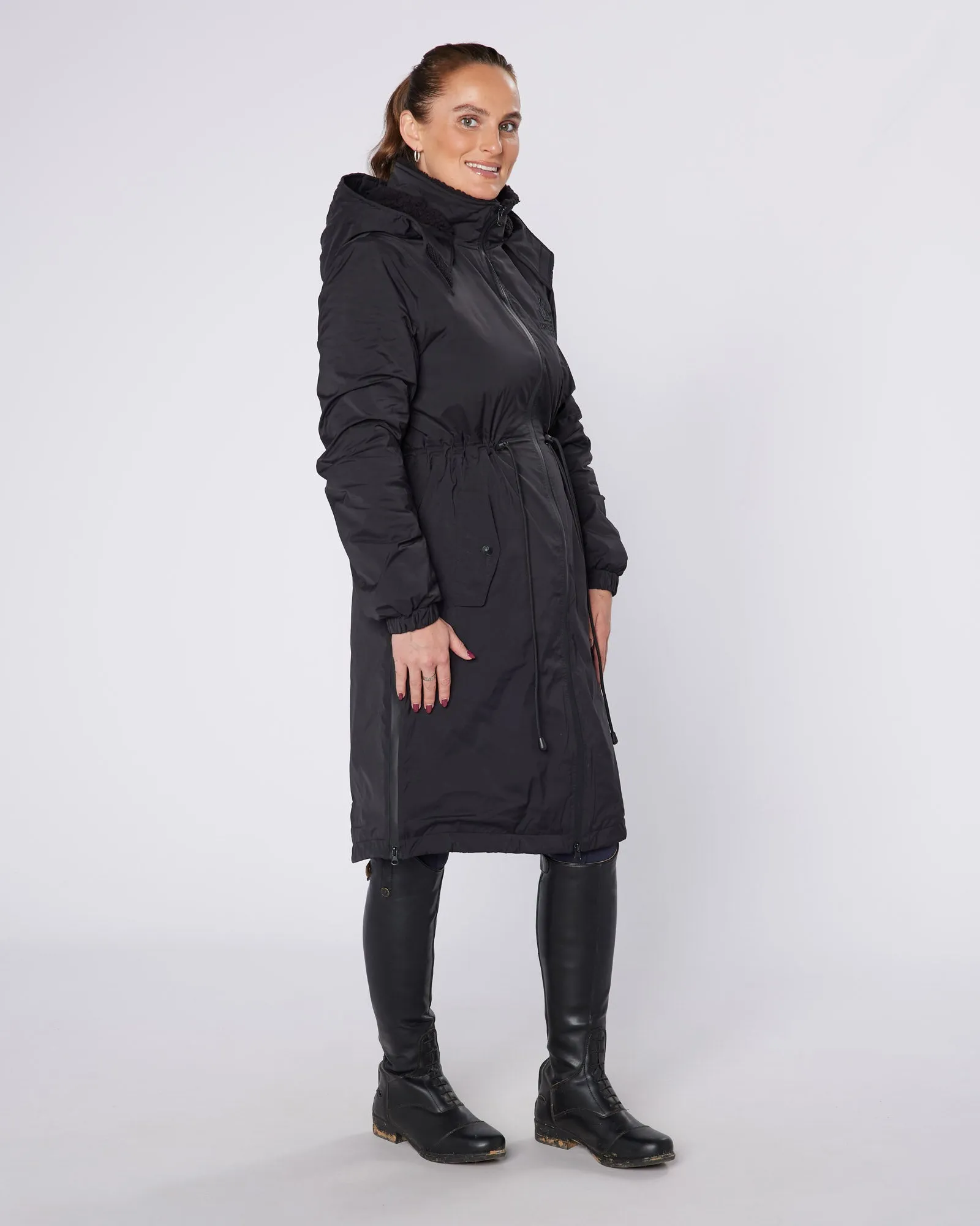 NEW DryStyle Waterproof Fleece Lined Coat - Matte Black